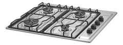Anafe A Gas Longvie A2600rxf Inox Rejillas De Ventilación Color Gris