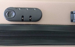 Set 3 Valijas Rigidas Premium Viaje Con Ruedas Color Dorado Dorado Oscuro Tm 61902 Dorado