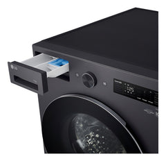 Lavarropas Carga Frontal LG Wm17egntspg Inverter Ai Gris Oscuro