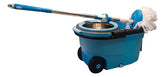 Balde Mopa Centrifugo 360 Escurridor Trapeador Ruedas Azul