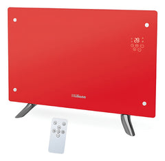 Calefactor Electrico Liliana Ppv452 Panel Vidrio Rojo Cts Rojo
