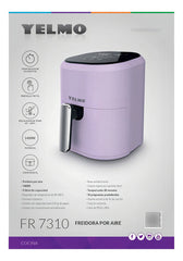 Freidora De Aire Yelmo Fr7310 5lts Pantalla Tactil 1400w Lila
