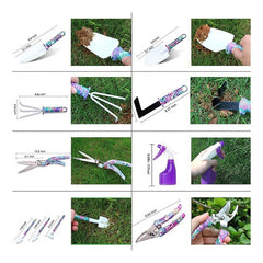 Kit De Jardineria Valija Set De 10 Herramientas Tm 80622