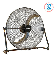 Turbo Ventilador Industrial Liliana 32 Vti32 2 Palas Metal - 81.28 Cm - 50 - Negro - Inox - Metal - 2