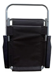 Reposera Playera Plegable Caño 1 Posicion Tela Oxford Negro