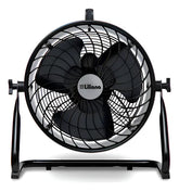 Ventilador Turbo Liliana Vthd16n 3 Aspas Piso Pared Techo 40.64 Cm 50hz/60hz Negro Negro Metal 3