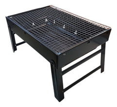 Parrilla Chica Carbon Portatil Plegable Camping Asado Tm Negro