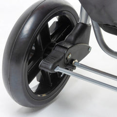 Coche De Paseo Bebesit 1390-e Gris Con Manillar Rebatible Gris Plateado