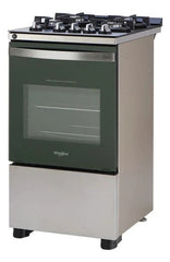 Cocina A Gas Whirlpool Wfo4vbr Inox 51cm Grill Eléctrico Acero Inoxidable