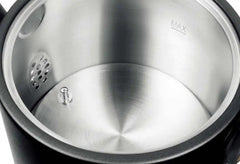 Pava Eléctrica Atma Digital 0.5 Litros Con Corte Automático Acero Inoxidable Negro