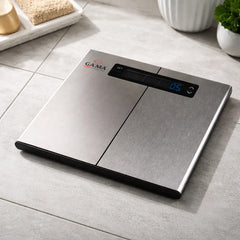 Balanza De Baño Digital Ga.ma Scf-5000 Inox Peso H:150kg Gris Oscuro