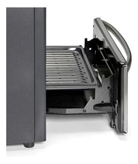Cocina A Gas Longvie 21601xt 60cm Inox Grill Eléctrico Acero Inoxidable