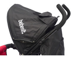 Cochecito Paragüitas Bebesit 1058b Neuf Negro Bordo 15kg C Rojo Negro