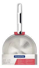 Sartén De Acero Inoxidable Tramontina Allegra De 28 Cm 3,2l Plateado