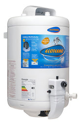 Termotanque A Gas Ecotermo Ep53 Alta Recuperación 51lt C/sup Color Blanco