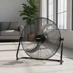 Turbo Ventilador Industrial Liliana 32 Vti32 2 Palas Metal - 81.28 Cm - 50 - Negro - Inox - Metal - 2