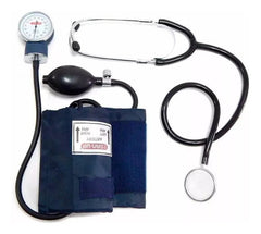 Tensiómetro Aneroide San-up Con Estetoscopio Y Estuche Azul
