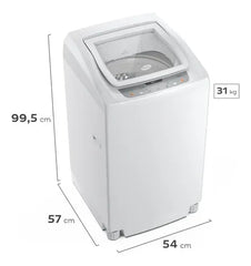 Lavarropas De Carga Superior Gafa Digifit De 6.5kg Blanco Blanco