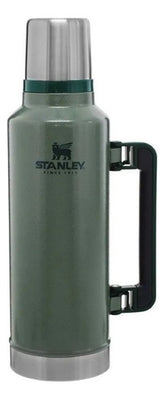 Termo Stanley Clásico De 1.4l Con Asa Plegable Verde