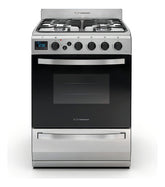 Cocina Ormay Evo Acero 4 Hornallas Timer Digital Modelo Color Gris