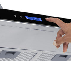 Campana Extracción Purificador Drean Crdr90ia Acero 90cm Gris