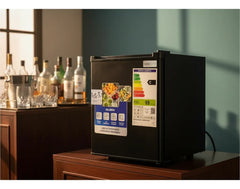 Heladera Frigobar Kanjihome Kjh-50vin-b Retro De 50lts Negro