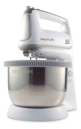 Batidora De Mano Smartlife 300 Watts Sl-hmr5035ixpn Color Blanco Frecuencia 50 Hz X 60 Hz