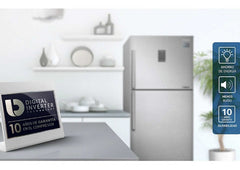 Heladera Samsung Freezer Superior Rt32k5070s8 No Frost 320l Elegant Inox