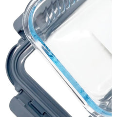 Taper Contenedor De Vidrio Tapa Hermetica Carol De 370ml Gris