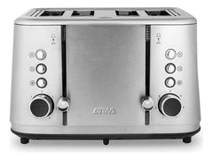 Tostadora Digital Atma Acero Inox 4 Panes 1850w