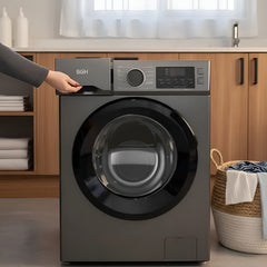 Lavarropas Carga Frontal Bgh Bwfe06s24ar Inverter 6kg Gris