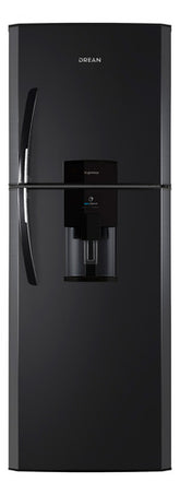 Heladera Con Freezer Drean Hdr400f41n Ciclica Dispenser Cs Negro