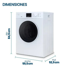 Secarropas Por Ventilación Philco Phsa072b 7kg Blanco Blanco