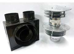 Calefactor Multigas Tiro Balanceado Longvie 3000 Tbu Eba3u C Gris