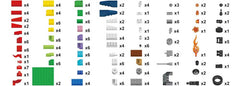 Bloques Para Armar Zuru Max Classic Brick Container 253 Pzs 252 Bloques