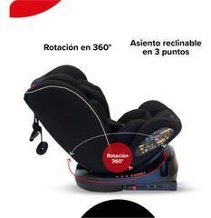 Butaca Para Bebe Bebesit 9030-bn Negro Grupo 0-1-2-3 Negro