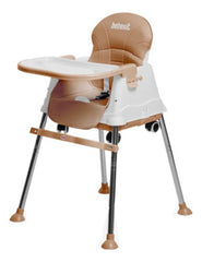 Silla De Comer Booster Bebesit 6250-a Marron Hasta 15kg Cs Silla De Comer Booster Marrón