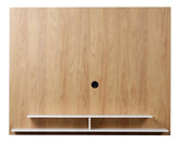 Panel De Tv Ricchezze Mesina Hickory Blanco De 160x127cm Marrón