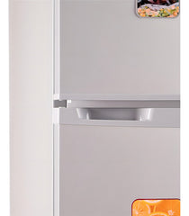 Heladera Con Freezer Ciclica 300l Telefunken Hd300 Silver Color Plateado
