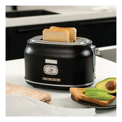 Tostadora Westinghouse Retro Tm800-03 Negra Color Negro