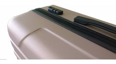 Set 3 Valijas Rigidas Premium Viaje Con Ruedas Color Dorado Dorado Oscuro Tm 61902 Dorado