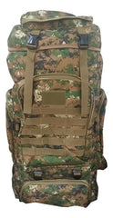 Mochila Para Camping Trekking Outdoor Tm Camuflado Verde Cts Color Verde Musgo