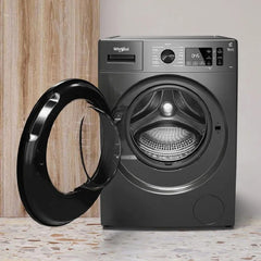 Lavarropas Whirlpool Wnq90as Frontal 9kg Inverter Titanium Color Gris Oscuro