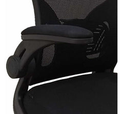 Sillon Silla De Pc Y Oficina Oon Apoyacabezas Y Base Cromada Negro Mesh/tela
