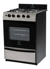Cocina A Gas Escorial Master Style Acero Inox 4 Hornallas Acero Inoxidable
