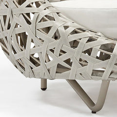 Juego De Sillones Mesita Living Jardin Exterior Ratan Curl Gris Curl