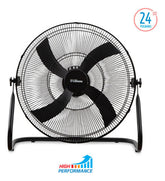 Ventilador Turbo Reclinable 24 Pulgadas Liliana Vthp24 120w Negro Plástico 3