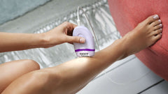 Depiladora Philips Satinelle Essential Bre 275 Blanco Y Morado
