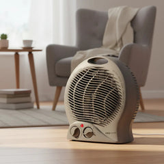 Caloventor Eléctrico De Pie Kanji Kjh-ch103 Termostato 2000w Gris Oscuro