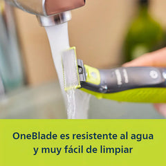 Afeitadora Philips Qp2724/10 Oneblade Recorta Modela Y Afeita Carga Usb Negro